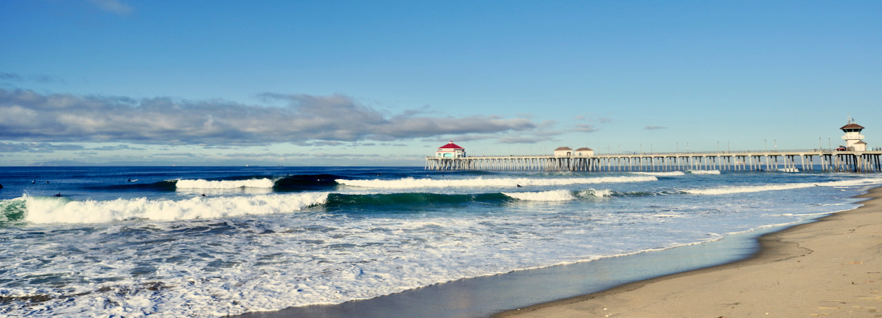 Surf at Huntington Beach