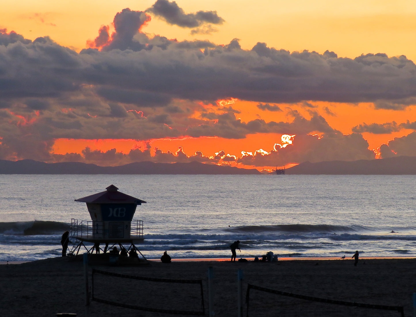 Sunset in Huntington Beach