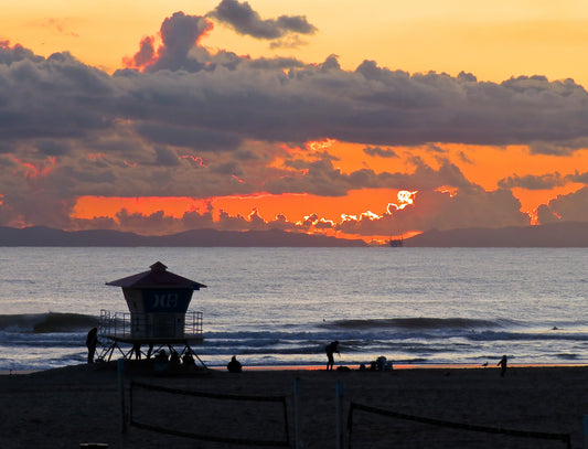 Sunset in Huntington Beach
